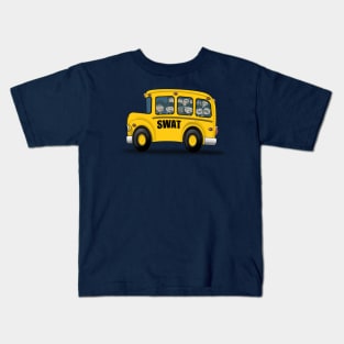 swat bus Kids T-Shirt